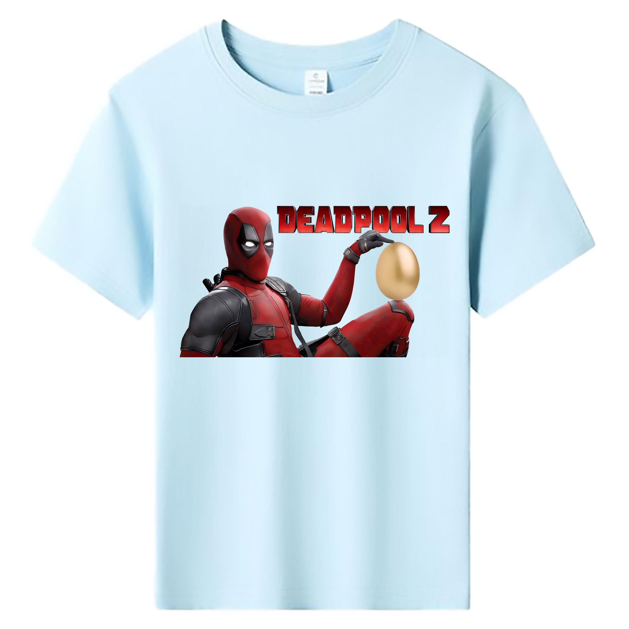 （画像用） Deadpool デッドプール 綿100％キッズTシャツ（フロントプリント）